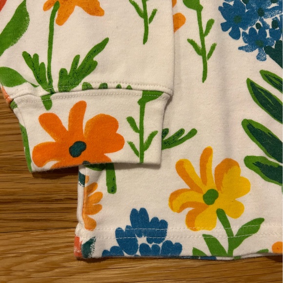 Garnet Hill Floral Turtleneck - Picture 3 of 3